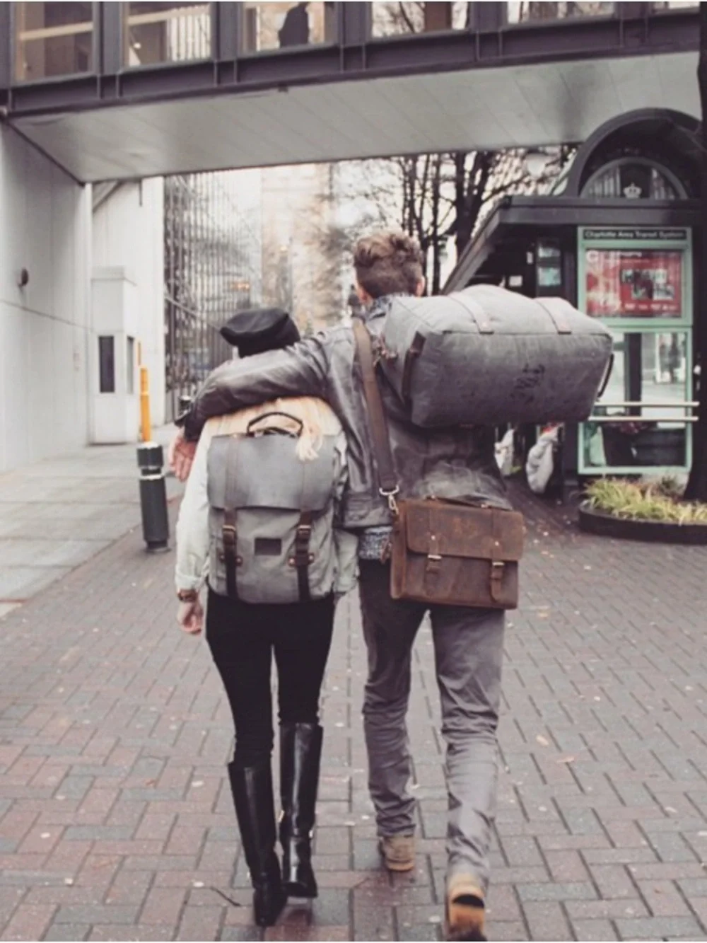 Savage Supply Leo Brown Canvas and Leather Backpack